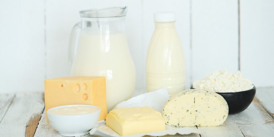 Молочні продукти на столі