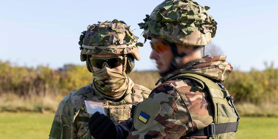 обучение украинских солдат