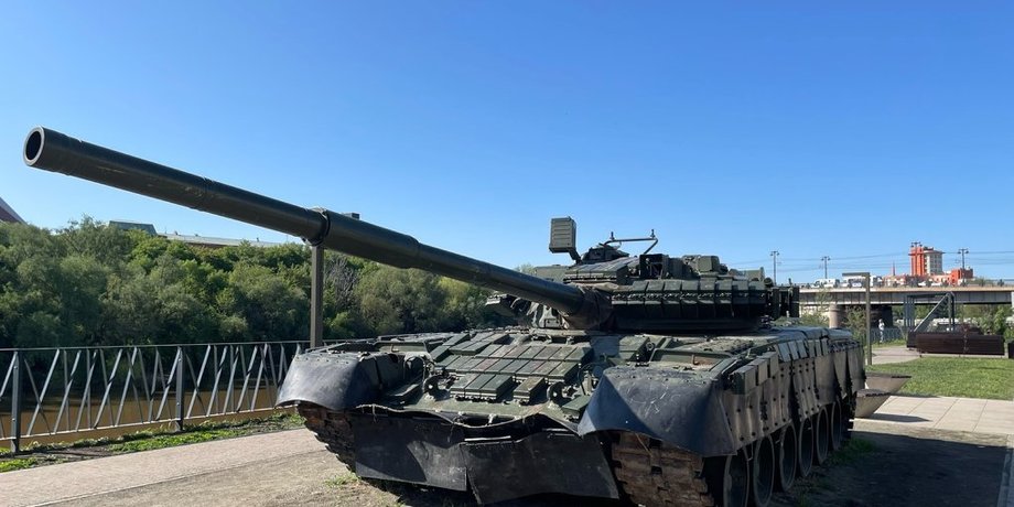танк омск, танк в омске, обокрали танк, российский танк, танк достопримечательность