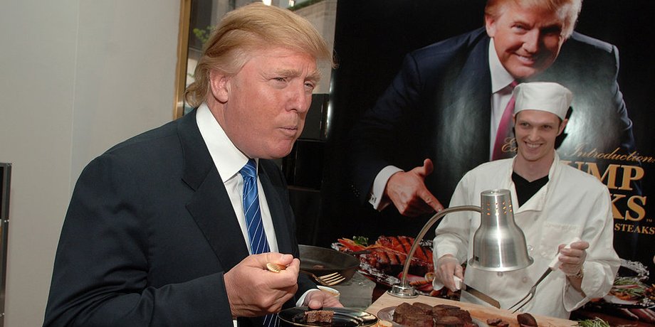Дональд Трамп, еда, повар