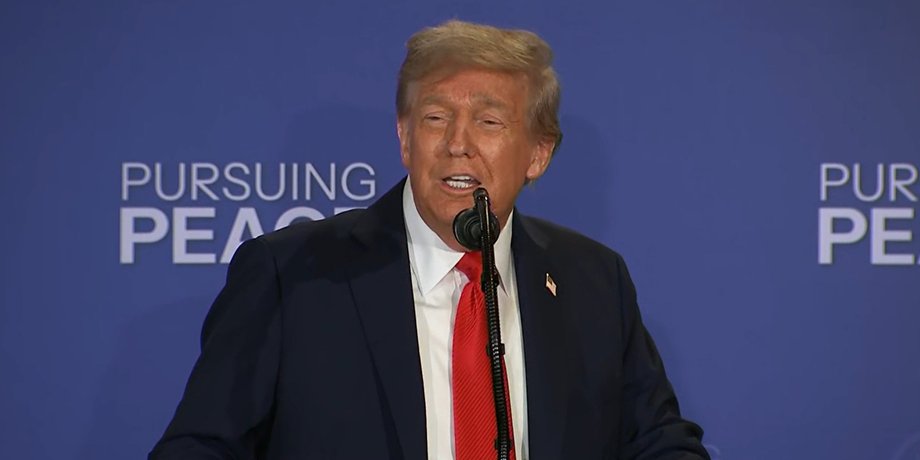 Американский президент Дональд Трамп на Аляске