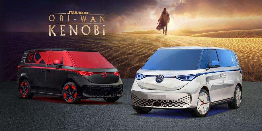 Volkswagen ID. Buzz 2023, Volkswagen ID. Buzz, новый Volkswagen ID. Buzz, Звездные войны, Оби-ван Кеноби, Дарт Вейдер