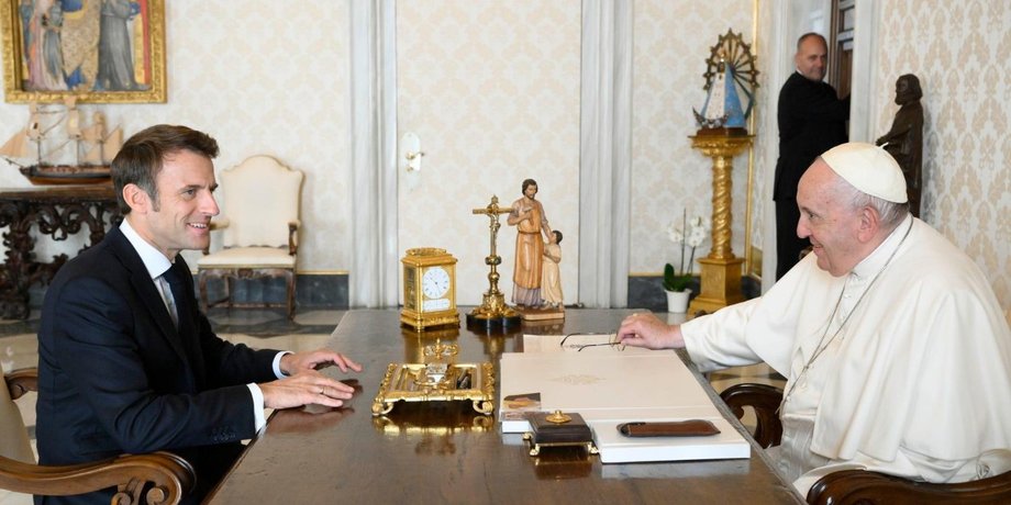емманюель макрон, папа римський, путін, війна в Україні, аудієнція