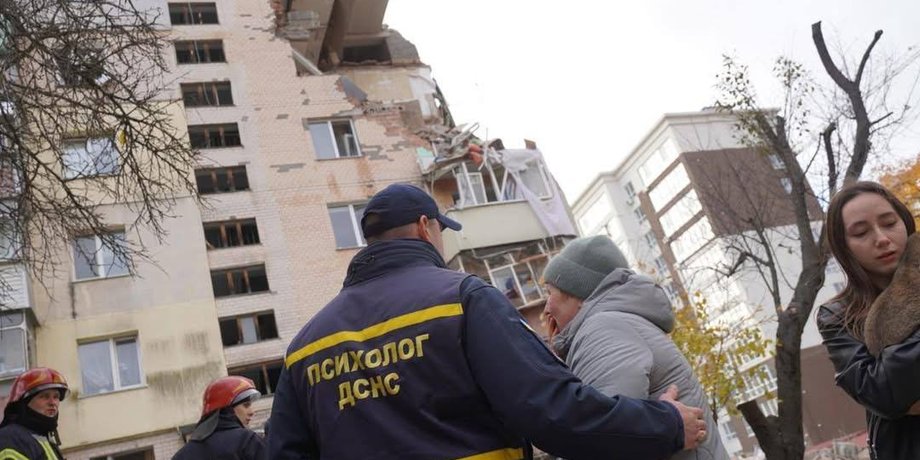 Взрыв в доме в Хмельницком
