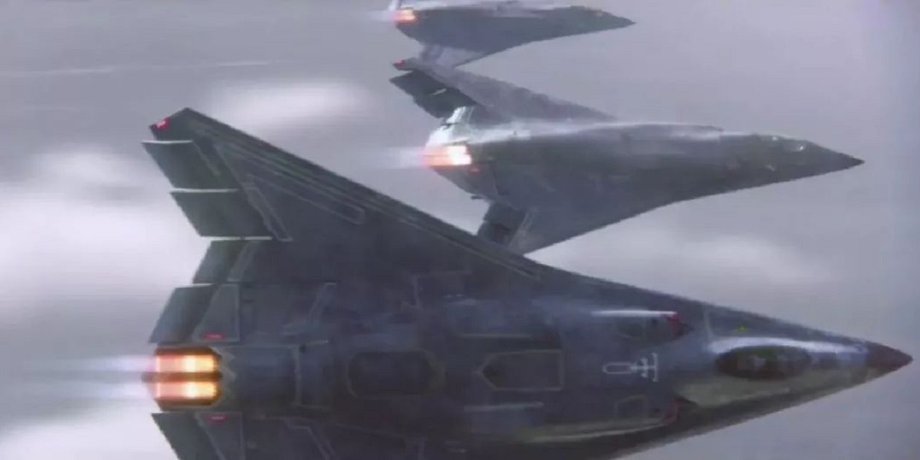 рендер стелс самолета, стелс-бомбардировщик B-2