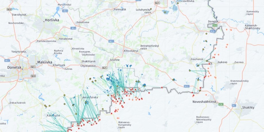 Фоо: bellingcatukraine.carto.com