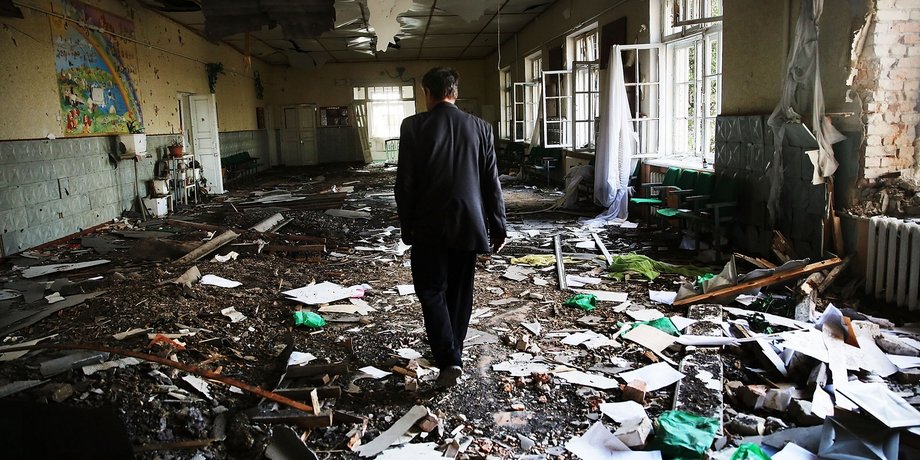 Разрушения в Донбассе / Фото: Getty Images