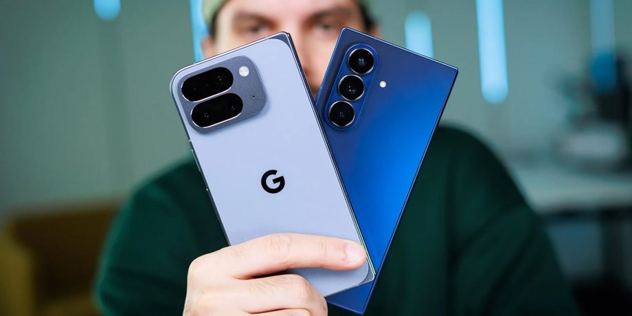 смартфони Samsung Galaxy Z Fold 7 Ultra та Google Pixel 10 Pro Fold Смартфони Samsung Galaxy Z Fold 7 Ultra та Google Pixel 10 Pro Fold