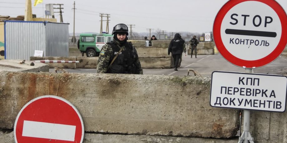На границе Украины с оккупированным Крымом / Фото: transmradio.com