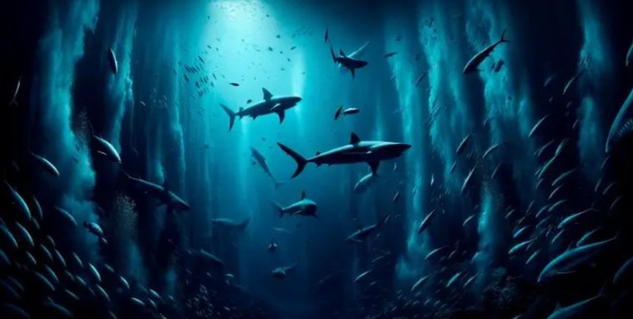 океан, хижаки, глибокий океан, сутінкова зона