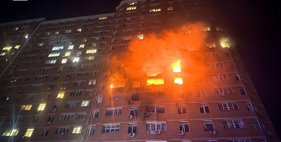 Нічна атака на Одесу 31 грудня