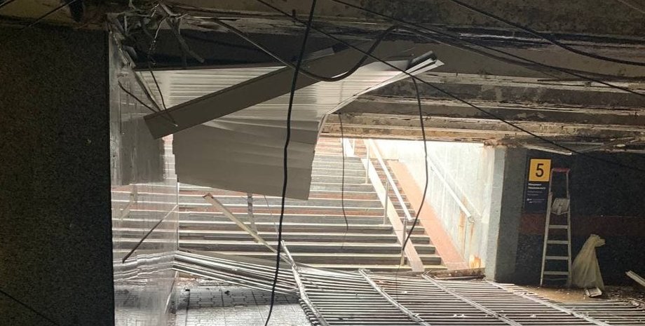 труба, крещатик, переход, обвал, майдан незалежности