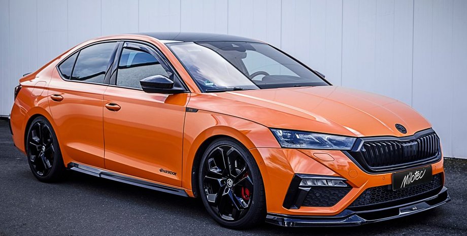 skoda octavia rs milotec, Skoda Octavia RS, Skoda Octavia RS 2023, тюнинг Skoda Octavia, Skoda Octavia, Skoda Octavia
