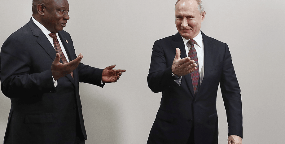 Путин, ЮАР, президент ЮАР, президент РФ