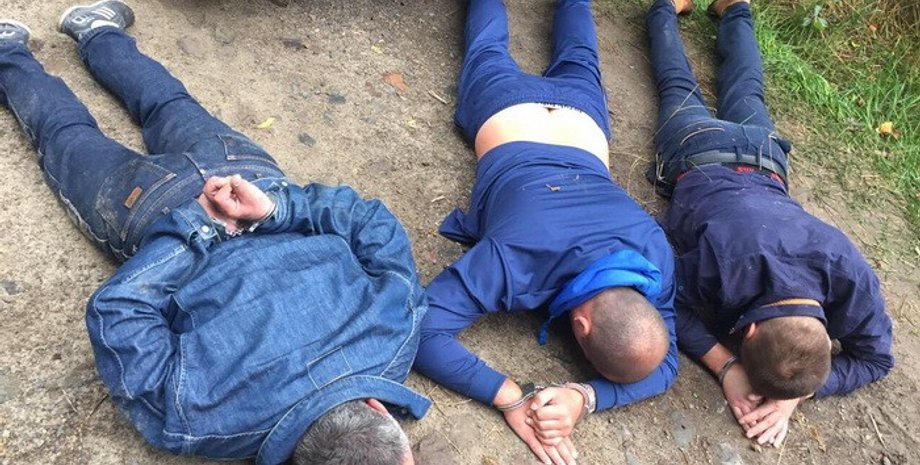 Задержанные грабители / Фото: ssu.gov.ua