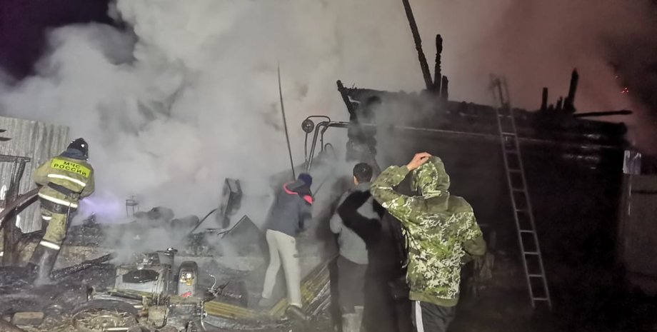 россия, пожар, дом престарелых, башкирия, спасатели, пожилые