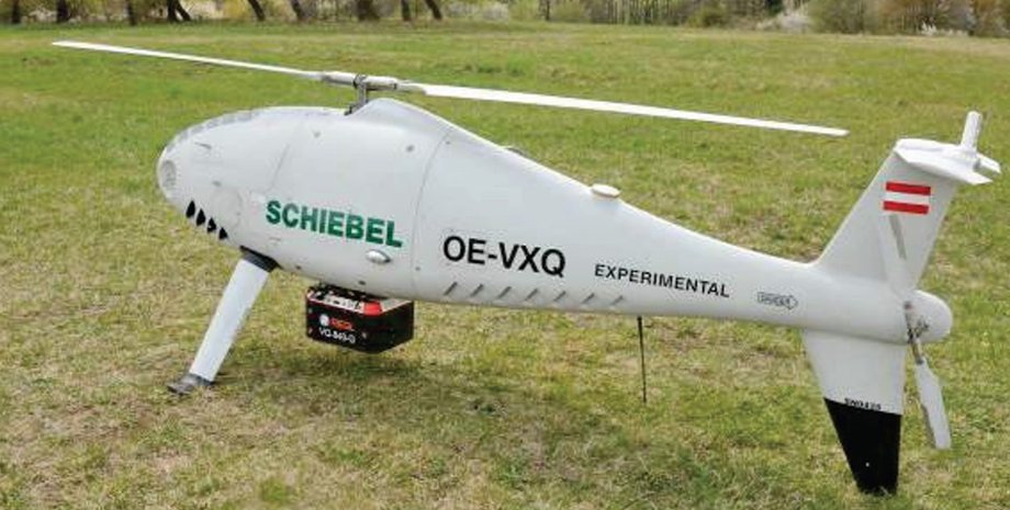 Camcopter S-100, беспилотник, лазер, лидар