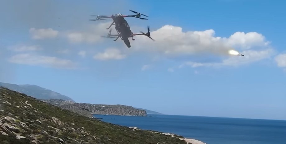 Дрон SARISA SRS-1X, ракета Hydra 70