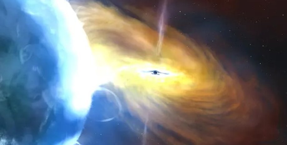 чорна діра, космічний вибух