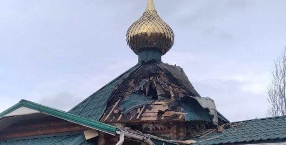 луганська область, обстріл церкви, обстріл храм, церква святителя Луки Кримського