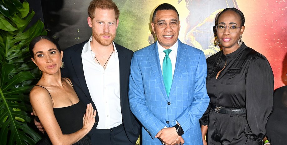 Принц Гарри, Меган Маркл, Эндрю Холнесс, ямайка