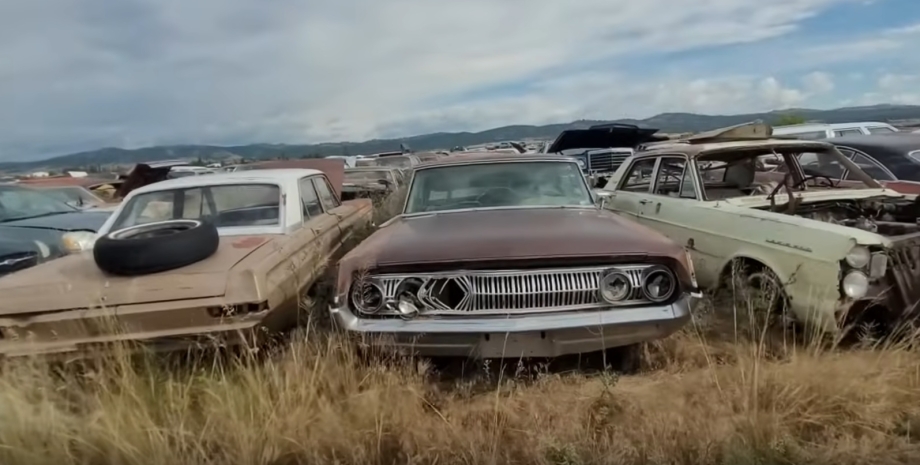 ретро-автомобиль ретро авто, кладбище авто, коллекция авто