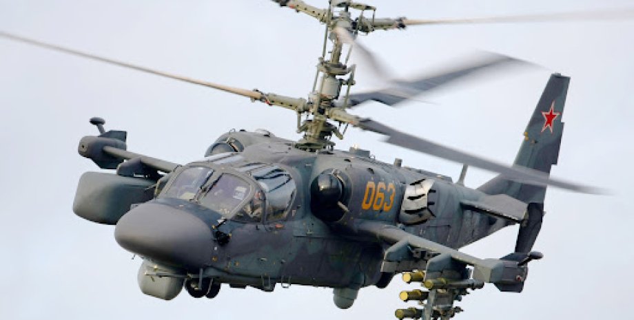 Российский вертолет Ка-52, ВС РФ Ка-52, ВС РФ вертолеты, ВС РФ авиабазы, РФ обстрелы, аэродром РФ ракетный удар