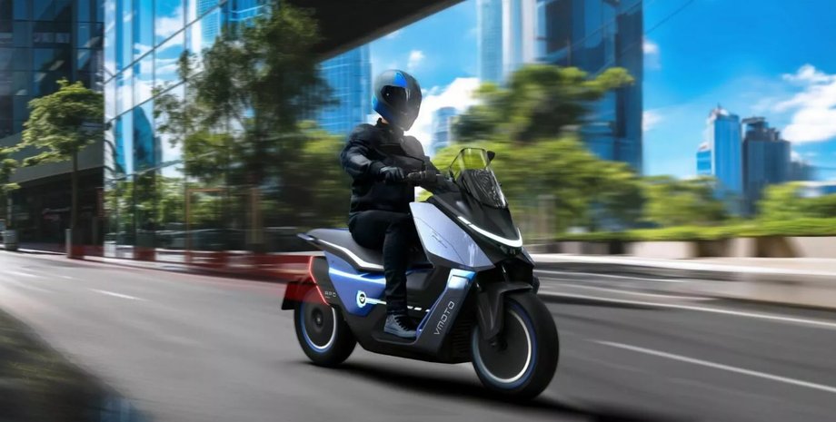 Vmoto, Vmoto APD, Мотоцикл, Скутер, Электроскутер, Электрический транспорт, Pininfarina, Фото