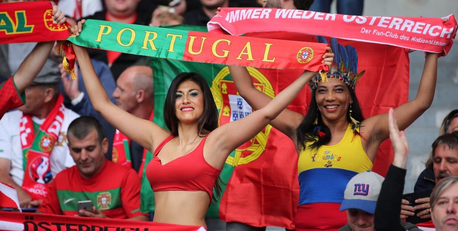 болельщики в катаре, чемпионат в катаре, сборная португалии в катаре