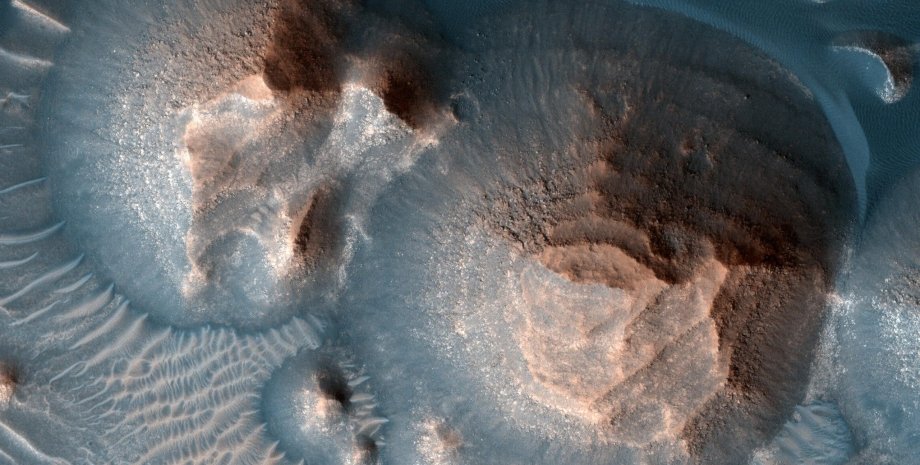 виверження вулканів, Марс, фото