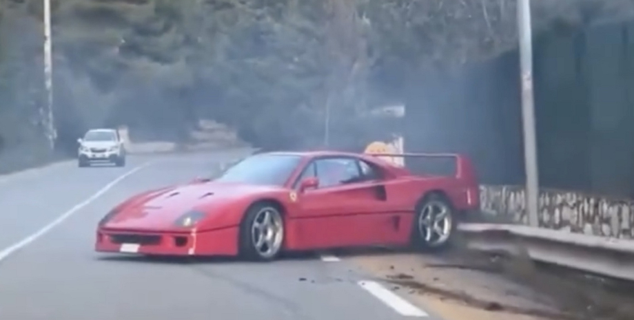 дтп феррари ф40, Ferrari F40, суперкар Ferrari, Ландо Норрис