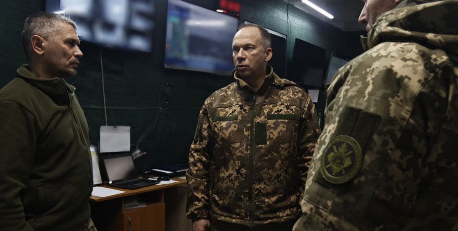 сырский на фронте