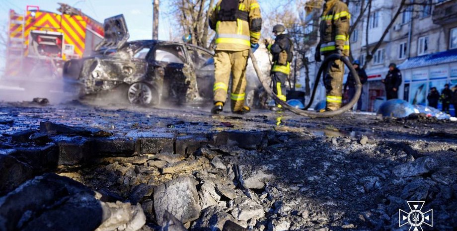 обстрел Херсона 12 января