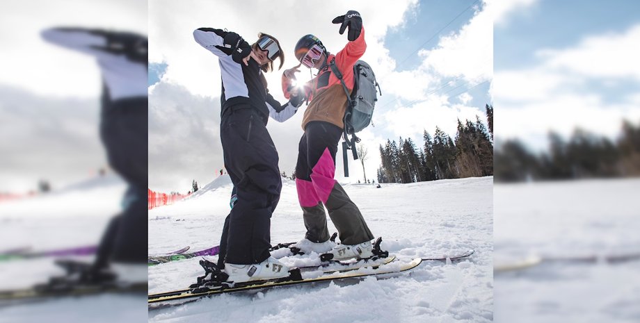 Буковель лижники