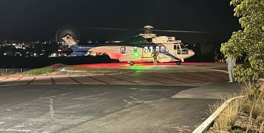 вертолет эвакуация астронавты МКС NASA