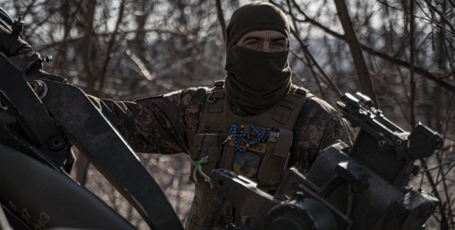 Бахмут, ЗСУ, солдат, артилерист, Донбас, війна в Україні, зброя