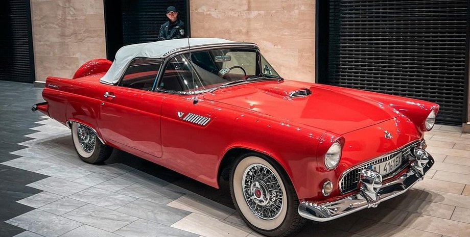 Ford Thunderbird 1956, Ford Thunderbird, Мэрилин Монро, спорткар Ford