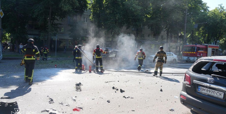 сумы удар, ракеты сумы, РСЗО, попадание РСЗО