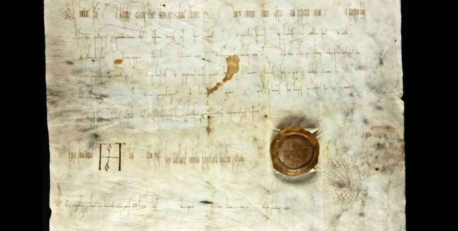 правитель, жена, король, королева, письмо, документ, Эдит, Оттон, Германия, правление, королевство, политика