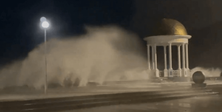 бердянск, шторм