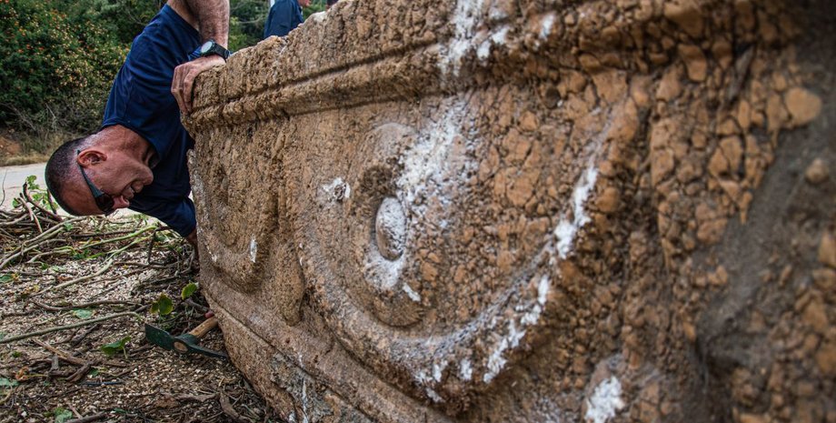 саркофаг, каменные гробы, Израиль, римляне