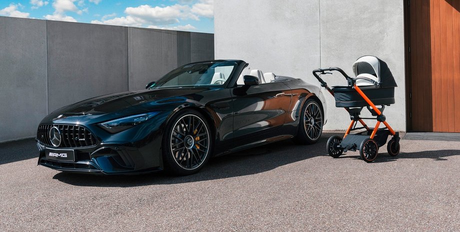 Коляска, Детская коляска, Mercedes, Mercedes-AMG, Авто, Автомобили, Дети, Новинки, Фото
