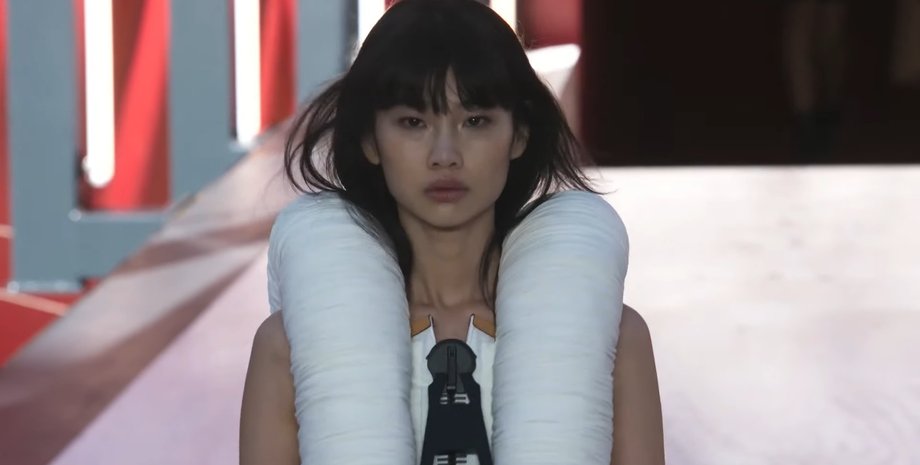 Чон Хо Ен, игра в кальмара, актриса, неделя моды в париже, Louis Vuitton, показ Louis Vuitton