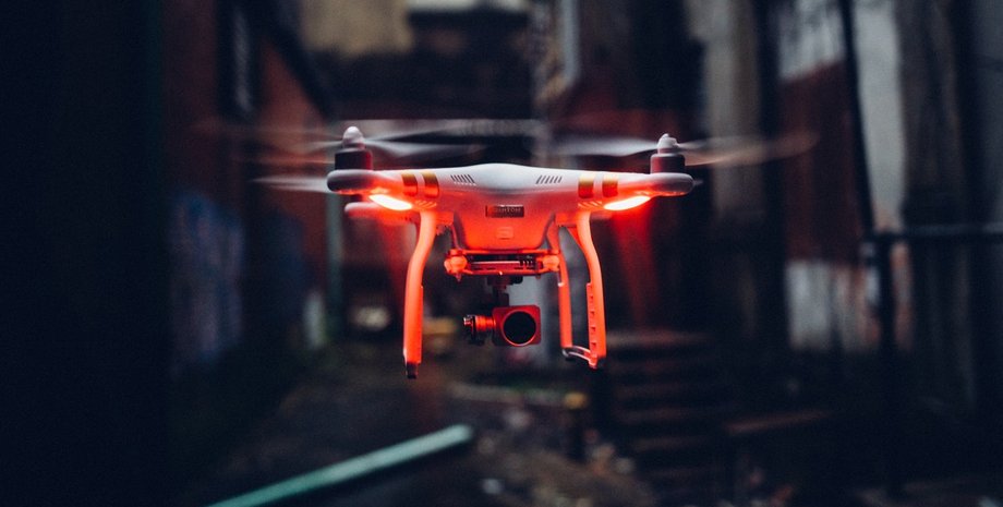 дрон, інфрачервоне світло