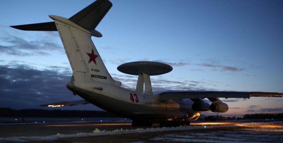 ДРЛО А-50, атака дрона, дрон-камикадзе, атака дрона на аэродром Мачулищи, атака дрона на ДРЛО А-50, атака дрона на самолет