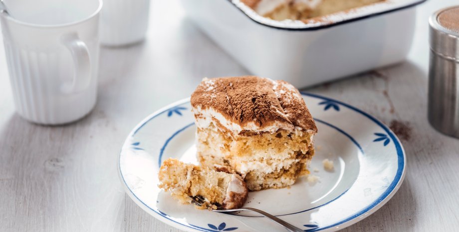 тирамісу без яєць, простий рецепт тирамісу, смачний десерт, смачний торт