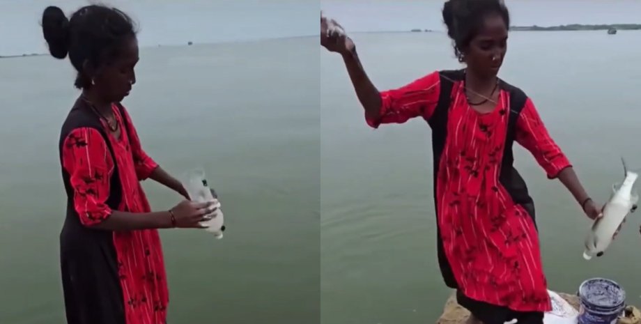 женщина рыбак Простые и эффективные рыбацкие принадлежности из подручных средств: идея женщины вдохновила интернет