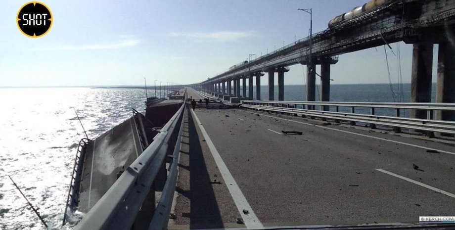 подрыв крымского моста, взрыв крымского моста