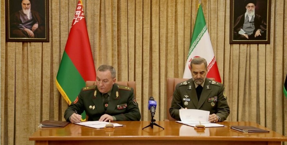 Виктор Хренин, Реза Аштиани, министр обороны, Иран, Беларусь, Shahed