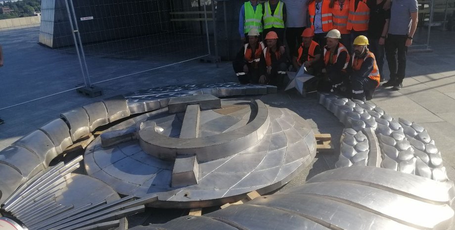 Київ, Батьківщина-мати, музей, герб, СРСР, фото